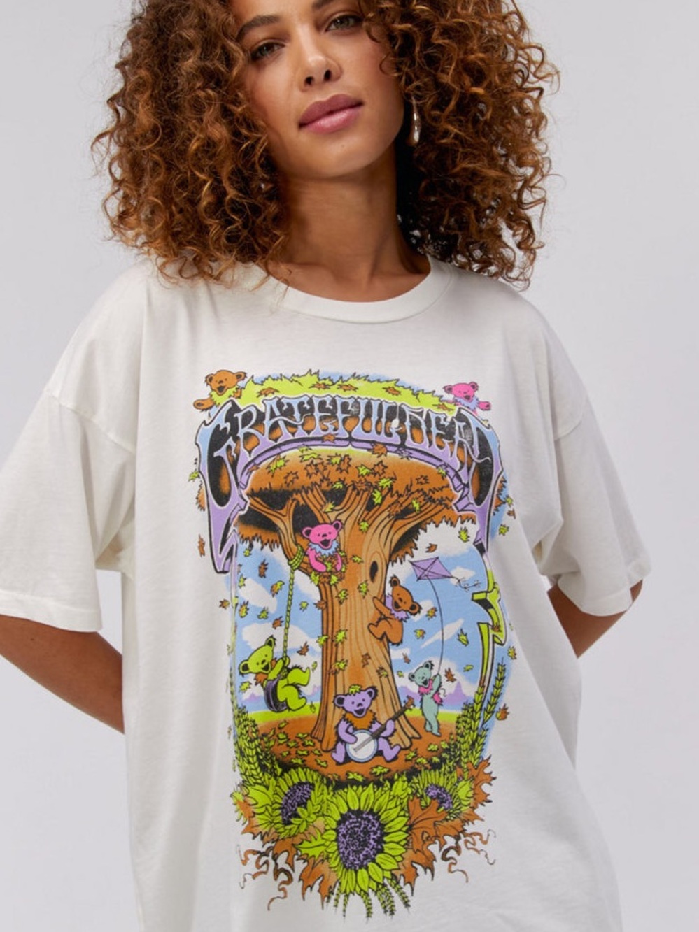 Grateful Dead Autumn Bears Merch Top by Daydreamer, size small🐻🌹